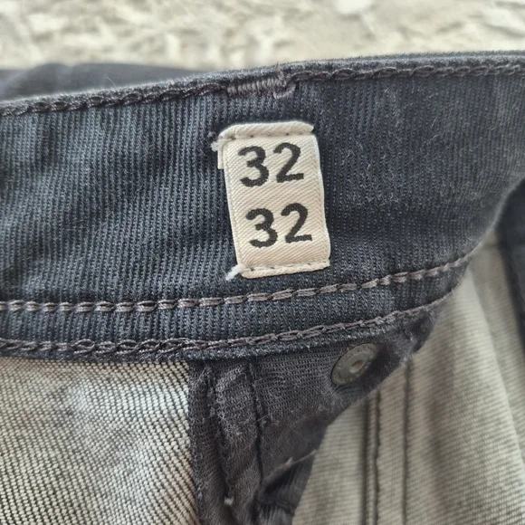 Jack & Jones Men’s "Tim" Slim Fit Button Fly Black Wash Jeans – Size 32x32 - Picture 4 of 8